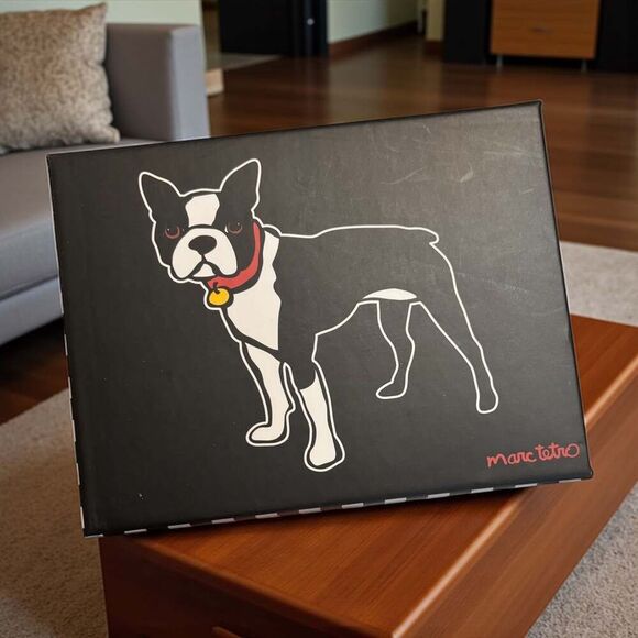 Marc Tetro Boston Terrier Wallet Wristlet NIB - Picture 3 of 4